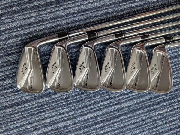 ☆美品☆Callaway『X FORGED STAR』#5~PW 6本 Dynamic Gold 85 (S200) (番手ずらし)