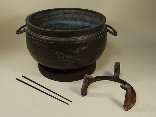 Yahoo!オークション -「火鉢 五徳」(銅製) (金属工芸)の落札相場