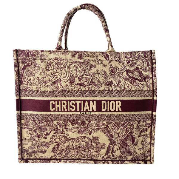 正規品 美品 ディオール DIOR レディース ブックトート トートバッグ