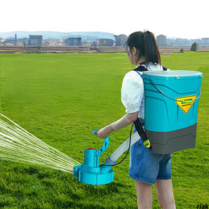 【多用途スプレッダー、電動コードレス散布機】 背負い式散布機 25L コードレス 散布量調整機 農業用 園芸用 融雪剤 飼料