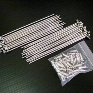 送料込 スポークセット #10×120mm 36本入 クローム 参考車種(クロスカブ50 スーパーカブpro リトルカブ 郵政カブ MD50 MD90要サイズ確認)