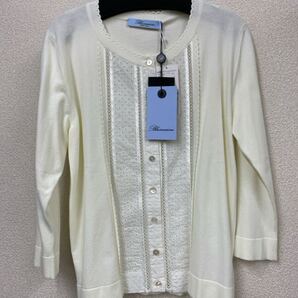 ♪ 送料無料 ブルマリン BLUMARINE 新品 サイズ42 M 8部袖カーディガン イタリア製