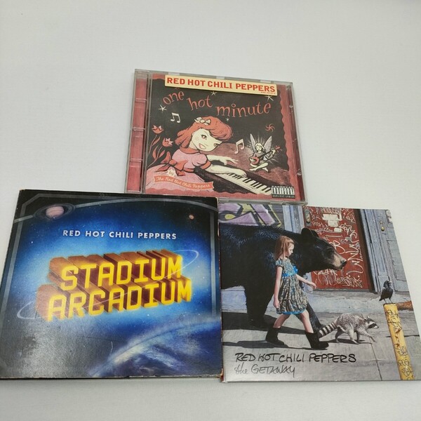 CD 3枚 レッド・ホット・チリ・ペッパーズ / ザ・ゲッタウェイ / ワン・ホット・ミニッツ / ステイディアム・アーケイディアム 即決