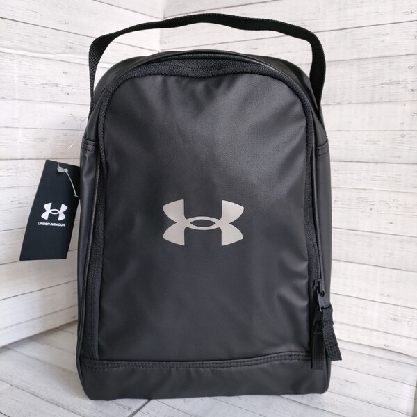 【ブラック】アンダーアーマー UNDER ARMOUR シューズバッグ プレゼント ゴルフ テニス ジム ランニング