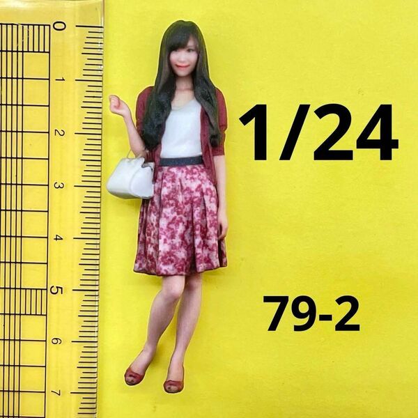 1/24 79-2 フィギュア 完成品 ミニチュア 1/64より大 ミニカーに リアルフィギュア ドールハウスに ミニカーに