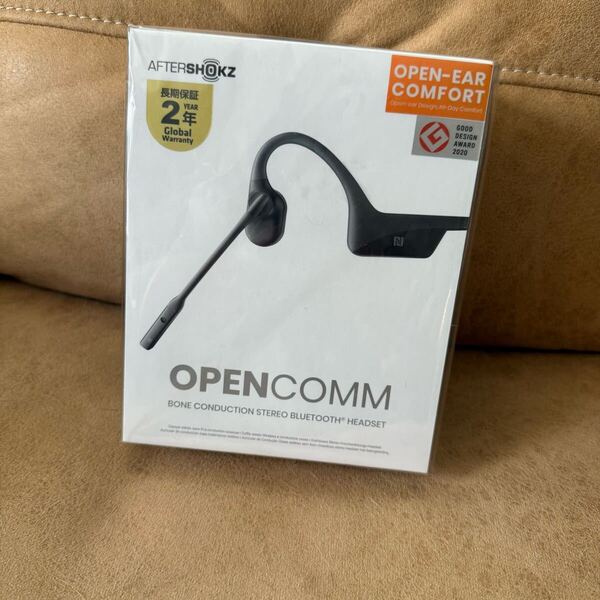 Shokz ショックス ワイヤレス Bluetooth ブルートゥース ASC100 OpenComm マイク付き 新品 未使用 未開封品 骨伝導ヘッドセット