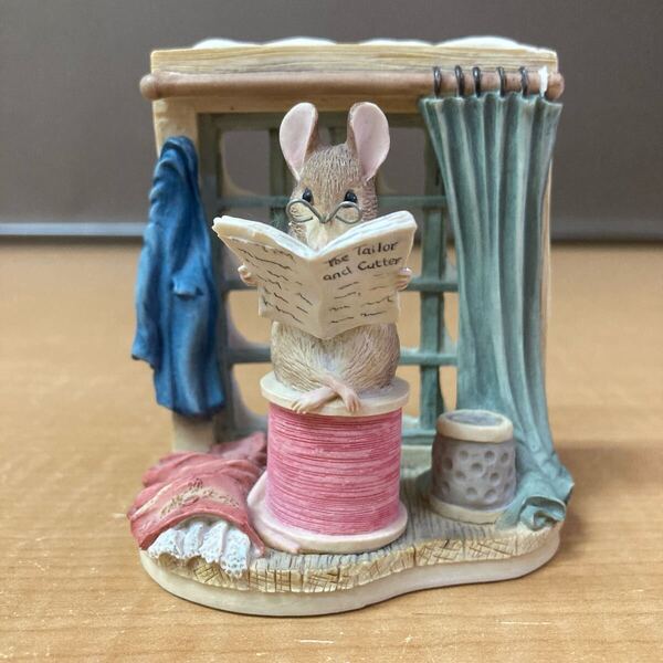 ◎送料無料 ビアトリクス ポター ピーターラビット グロースターの仕たて屋 フィギュリン 739561 Tailor of Gloucester 置物 オブジェ 人形