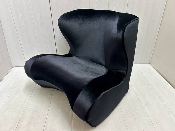 送料無料 ★ MTG Style Dr.CHAIR DX スタイルドクターチェア デラックス リッチブラック 姿勢矯正 骨盤サポート チェア 猫背 ローチェア
