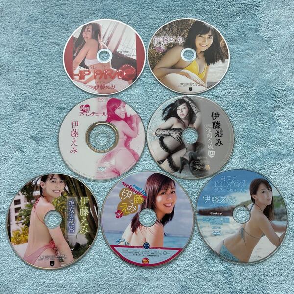 伊藤えみ ヒップパレード last piece 純情アバンチュール 従順令嬢 彼女の秘密 swinution みすど DVD7枚セット ディスクのみ