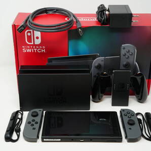 ★中古美品おまけ多数★ニンテンドースイッチ本体液晶モデル グレー Nintendo Switch (HAC-001) ★送料無料★