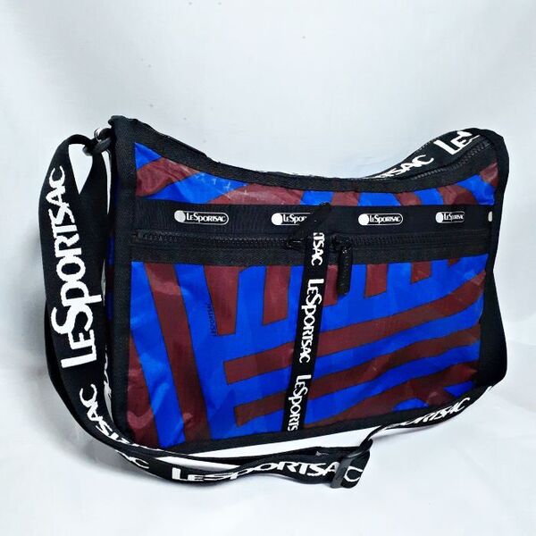 LeSportsac レスポートサック エアリアルツイスト ジオメトリック柄 ショルダーバッグ