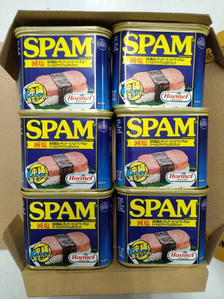 SPAMスパムポーク(減塩)6缶