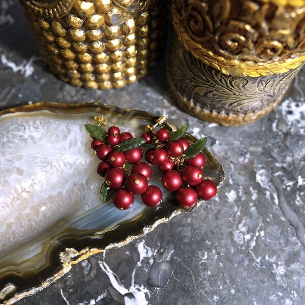 USA VINTAGE FRUIT DESIGN SWING EARRING/アメリカ古着フルーツデザインぶら下がりピアス