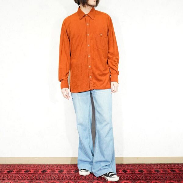 USA VINTAGE LORD&TAYLOR DESIGN PILE SHIRT/アメリカ古着デザインパイルシャツ