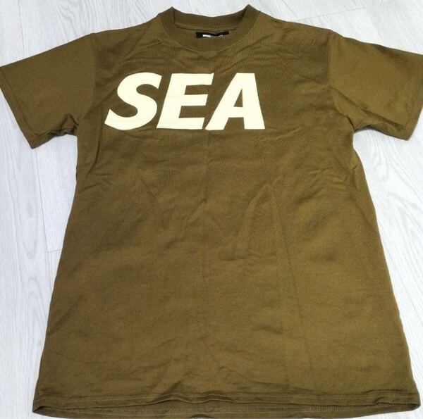 WIND AND SEA S/S TEE/BROWN Sサイズ ウィンダンシー