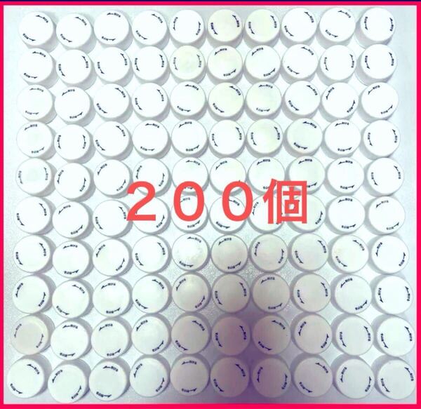 【美品】 ペットボトル キャップ 白キャップ アート 白 絵画 ペットボトルキャップ 200個 white 同一 無地 キャップ 白 ドリンク パーツ
