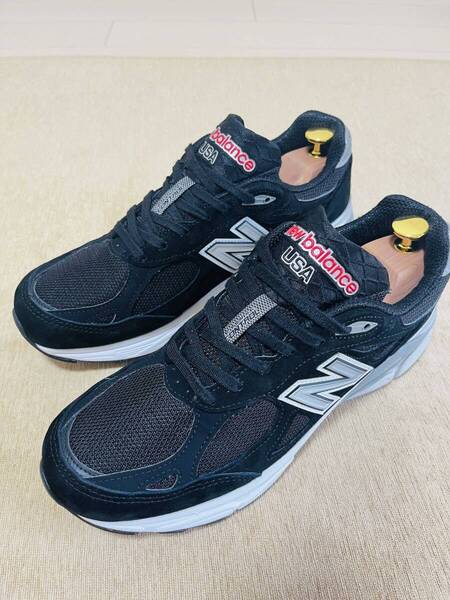 送料無料) ニューバランス M990V3 26.5cm /NewBalance ブラック Made in USA