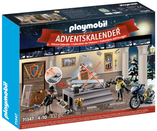 新品 PLAYMOBIL 71347 アドベント・カレンダー 警察官と博物館泥棒 プレイモービル