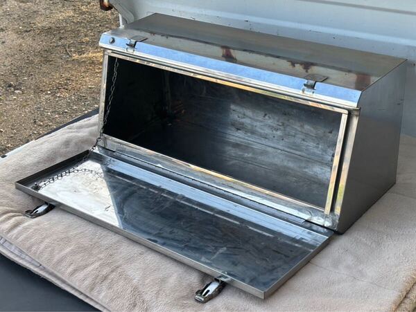 中古 ステンレス製 工具箱 道具箱 荷物入れ BOX デコトラ サイズ750B その2 送料無料