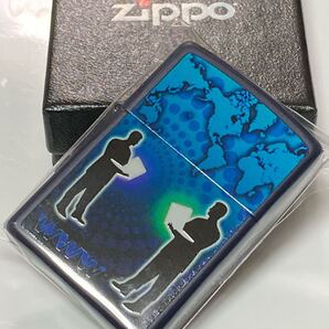WWW ネイビー ZIPPO