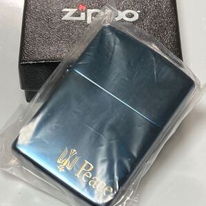 ピース ゴールド刻印 横文字 Peace ZIPPO