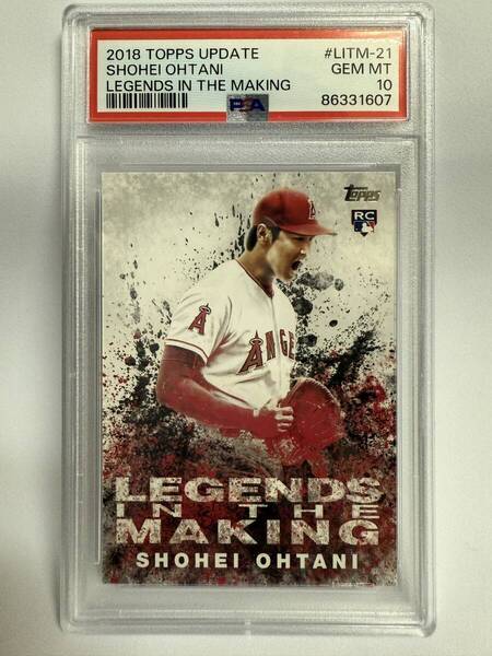 【PSA10】2018 TOPPS 大谷翔平 LEGENDS RC ルーキーカード