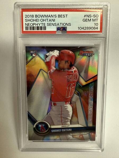 【PSA10】2018 BOWMAN'S BEST 大谷翔平 NEOPHYTE