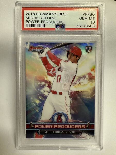 【PSA10】2018 BOWMAN'S BEST POWER PRODUCERS ANGELS 大谷翔平 RC ルーキー