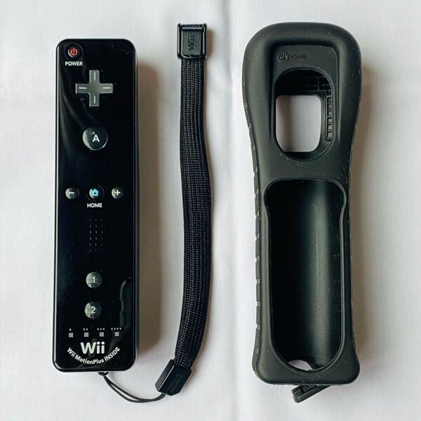 【送料無料】Wii リモコン モーションプラス RVL-036 ブラック 中古 動作確認済み 現状品 コントローラー 任天堂 NINTENDO ニンテンドー