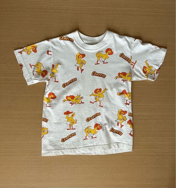 Pollo Campero フライドチキン チキン 鳥柄 総柄プリント アニマルプリント エルサルバドル グアテマラ 動物 00s 90s Tシャツ ビンテージ