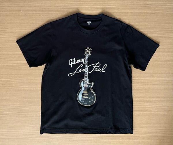 XL UT Gibson Les Paul プリント UNIQLO Tシャツ ギブソン レスポール カスタム ユニクロ ロックT