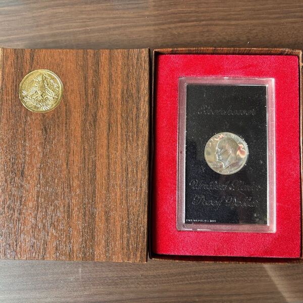 アイゼンハワー 1ドルコイン 1971年 アメリカ 記念硬貨 ワンダラー アンティーク