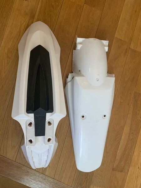 XR250で使用! フェンダー前後セット ホンダ MD30