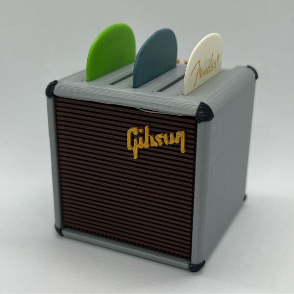 ピックホルダー ケース Gibson ギブソン アンプ ギター ベース グレー インテリア
