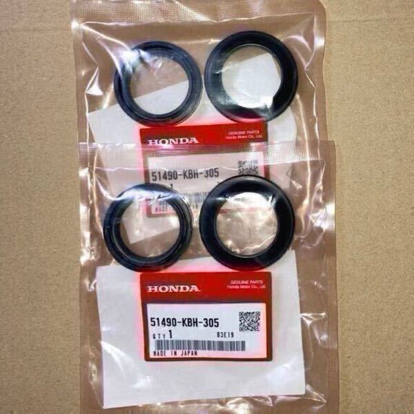 ホンダ純正品 CB250F ジェイド JADE MC23 フロントフォークシール ダストシールセット CBX400F CBX550F CBR400F HONDA 純正部品 新品