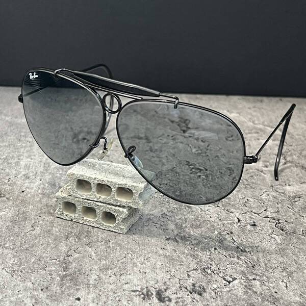 ◆B&L Vintage Ray-Ban USA ボシュロム社製 ヴィンテージ レイバン サングラス シューター SHOOTER 縄手 希少ブルーグレーレンズ
