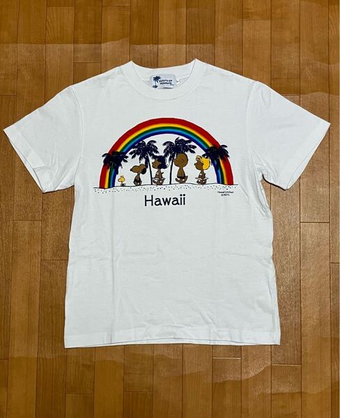 送料無料 Hawaii限定 SURF'S up PEANUTS Tシャツ レディースXS