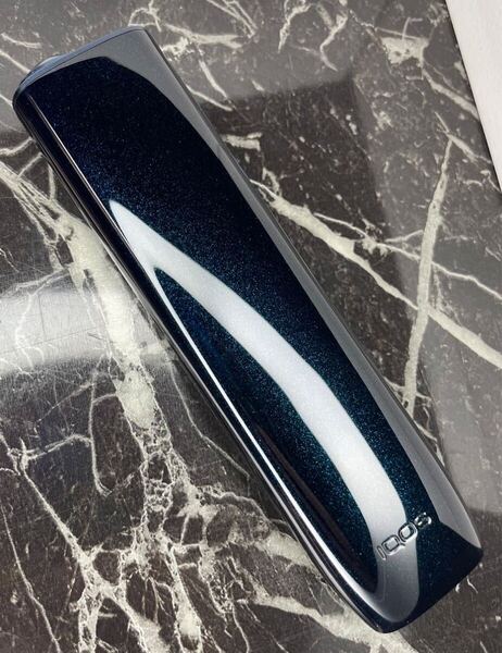 ※受注制作 新型 iQOS ILUMA i ONE アイコス イルマ アイ ワン 本体 未使用 カスタム 可愛い オシャレ ブルー ブラック 青 黒