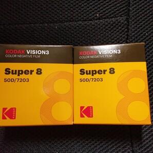 コダック スーパー8 カラーネガ VISION3 50D 7203/50フィート カートリッジ 2個セット