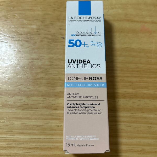 未使用 ラロッシュポゼ UVイデア XL プロテクショントーンアップ ローズ 15ml 日焼け止め乳液 化粧下地