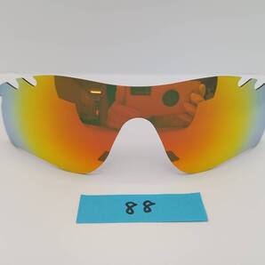 高評価 kaomg88 レーダーロックパス 赤 ミラー 交換 偏光レンズ オークリー サングラス radar lock path