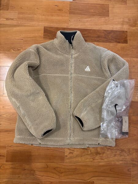 【送料無料】新品未使用 Lサイズ タグ付き NIKE ACG ボアジャケット Canwell Glacier Therma-FIT ADV 防風 フリースブルゾン ナイキ