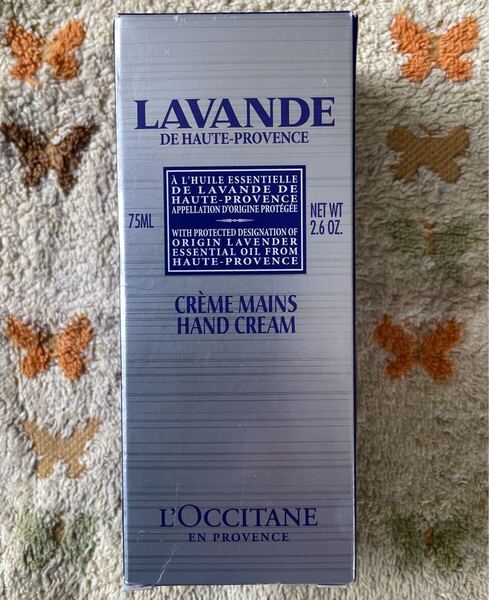 送料込み・L’OCCITANE・ロクシタン・LAVANDE・ラベンダーの香り・リラックスハンドクリーム 75mL・1本・新品未使用品