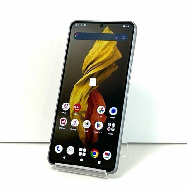 【美品】AQUOS R7 SH-52C docomo SIMフリー シルバー 256GB / 12GB スマホ本体 送料無料