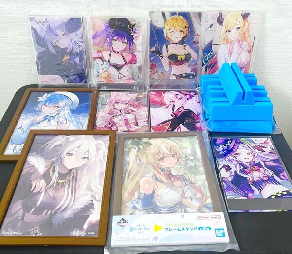 ホロライブ 一番くじ フレームスタンド ミニアートボード 常闇トワ 百鬼あやめ 紫咲シオン 雪花ラミィ 獅白ぼたん 博衣こより