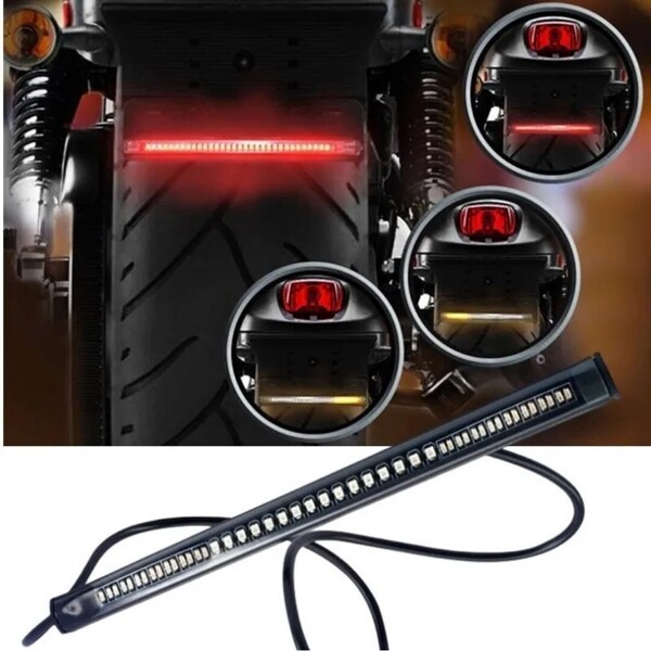 バイク テールランプ LED ブレーキランプ ウインカー テープ 防水 汎用 NINJA LEDランプ カワサキ ホンダ スズキ ヤマハ BMW