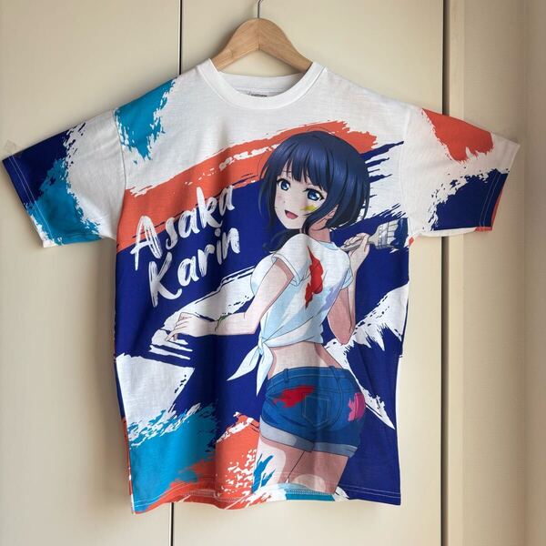 ラブライブ!朝香果林 虹ヶ咲学園スクールアイドル同好会 フルグラTシャツ ペイント キャラポップフェス フルグラフィック 完売品