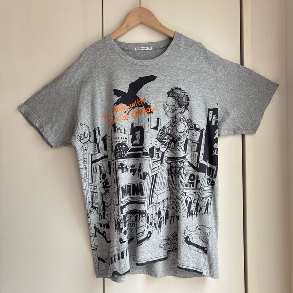 希少★松本大洋 鉄コン筋クリート ユニクロ Tシャツ クロ XL 半袖 UT グレー イラスト プリント 大きいサイズ