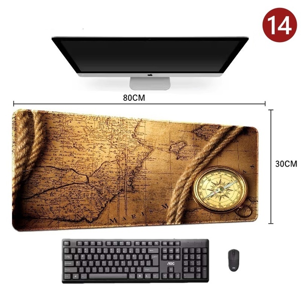 マウスパッド ゲーミング 世界地図 大型マウスパッド マウスパッド大型 大判マウスパッド マウスパッド大判 キーボード マウスパッド 14