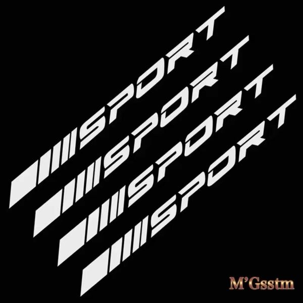 スポーツ SPORT カッティングステッカー シャーク ドルフィン ダクト インレット サイド フェンダー エアインテーク 外装 ホイール ピラー